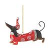 Acrylic Adorable Dachshund Car Hanging Ornament For Christmas Tree Home Decoration