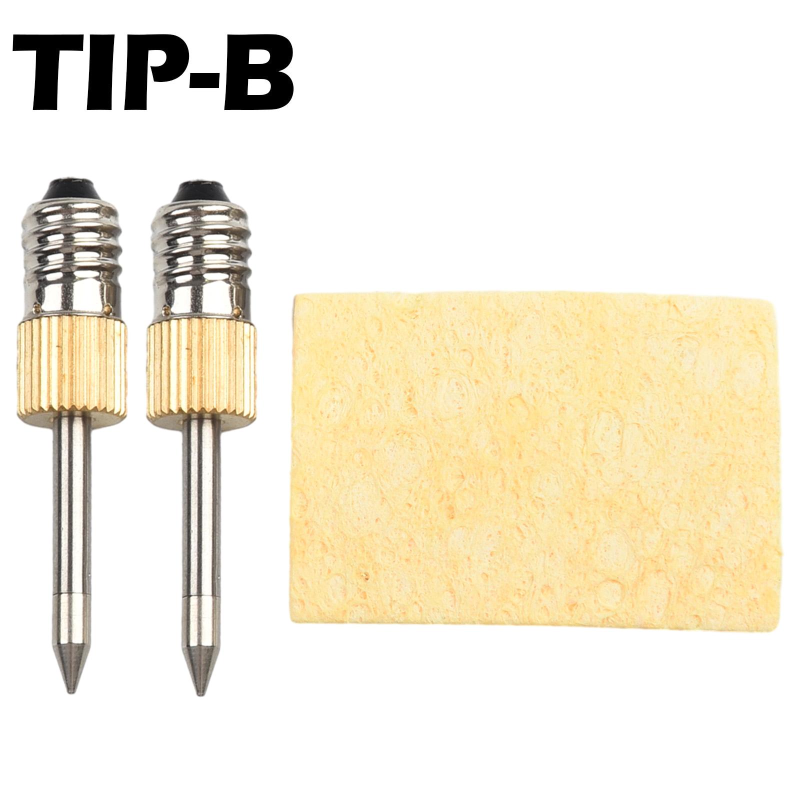 

With Sponge Soldering Iron Tip Nozzle Wire Replacement 50 Mm Accessories B C K Type E10 Interface High Quality