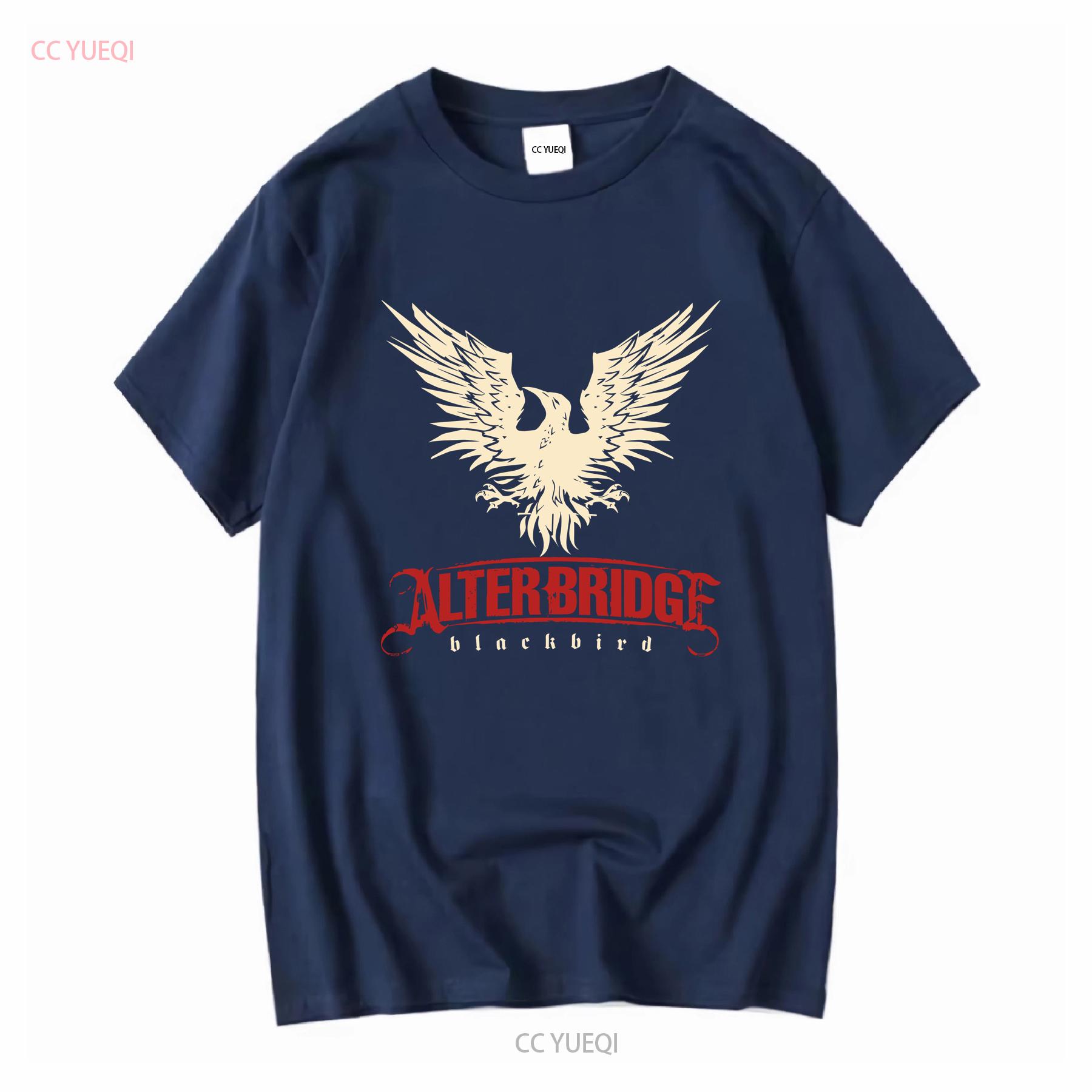 GUOYAN TOP Alter Bridge Blackbird T-shirt Katoen Zwart Heren Maat S tot 5XL HC151 vintage Gewassen Licht Comfortabel designerkleding M