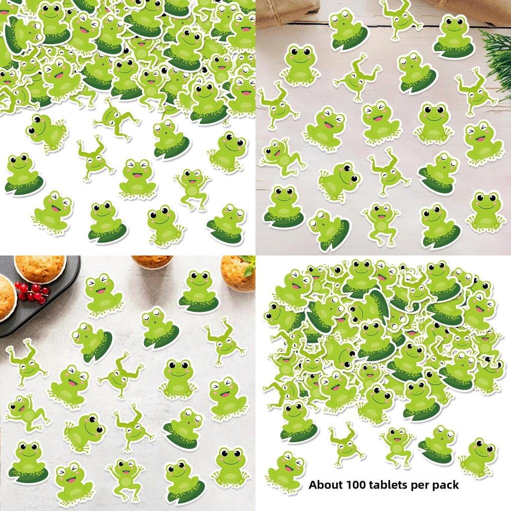 Themed Frog Confetti Children Birthday Celebrate Decoration Throwing Props