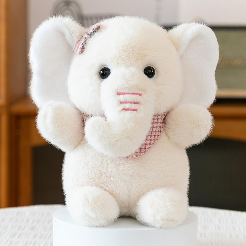 Cute Elephant Cartoon Fox Scarf Penguin Plush Doll Pillow For Room Decoration