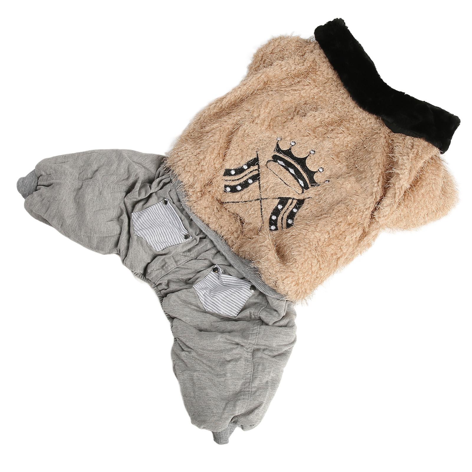 

Dog Plush Warm Clothes Cute Dog Cold Weather Winter Apparel for Medium Large Dogs