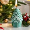 Candle Mold Christmas Pine Cone House Candle Making Mould Handmade Soap Mould For Epoxy Resin Plaster Soap Party Planners Art