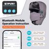 Winter Bluetooth Headphones Hat Outdoor Warm Wireless Music Headset Windproof Hiking Skiing Cap with Microphone for IOS Andriod