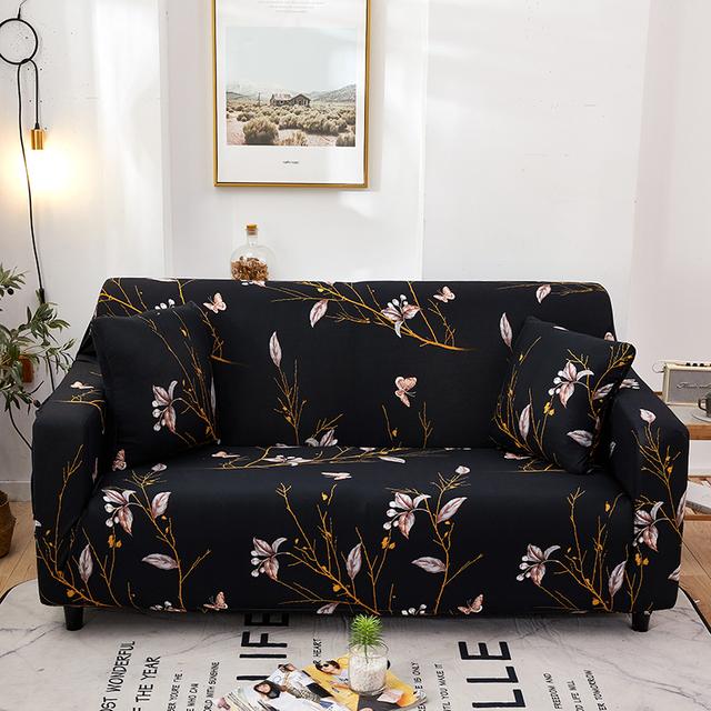Potah na pohovku do obývacího pokoje Květinový elastický potah na pohovku Potah na křeslo Fit Funda Pohovka Chaise Lounge
