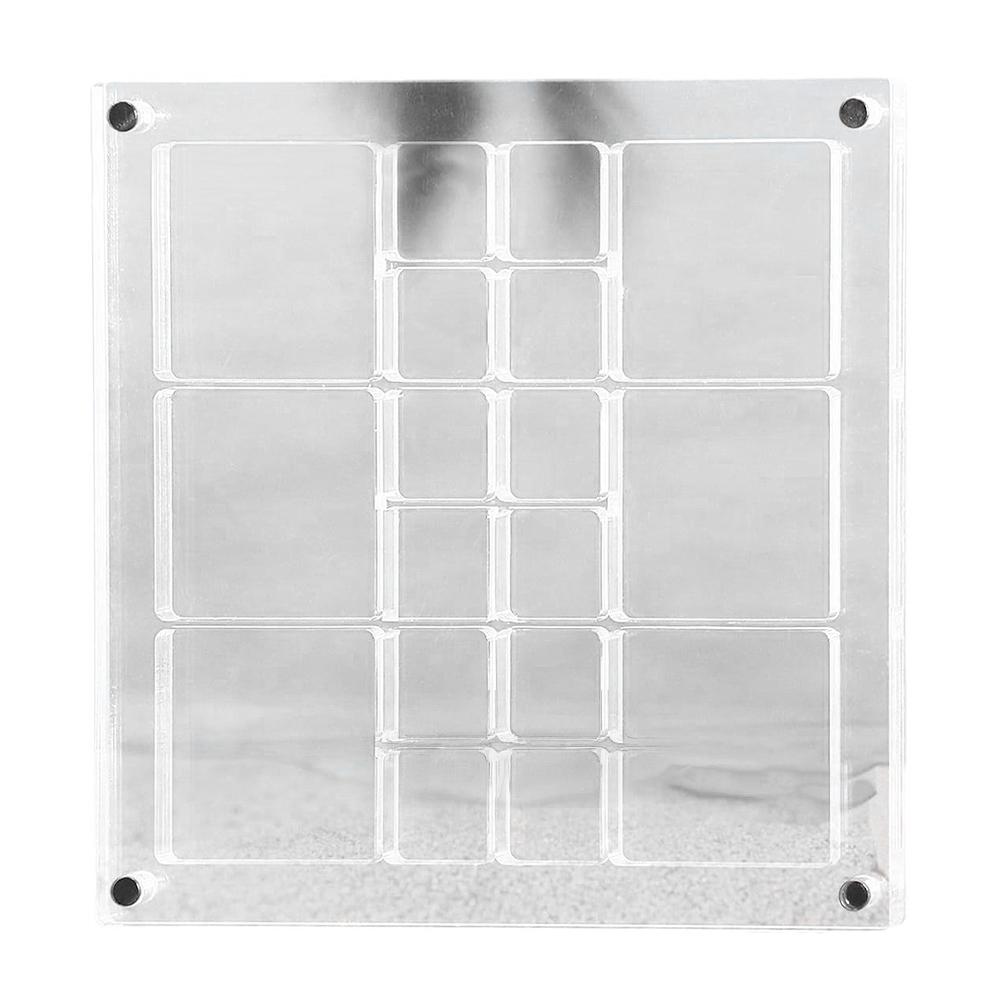 11.7*11.7cm Acrylic Storage Box Ample Storage Space Crafted From Acrylic Dust Protection Efficient Categorization