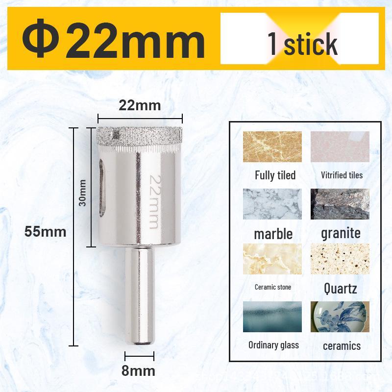Alloy Glass & Tile Hole Drill Bit Set