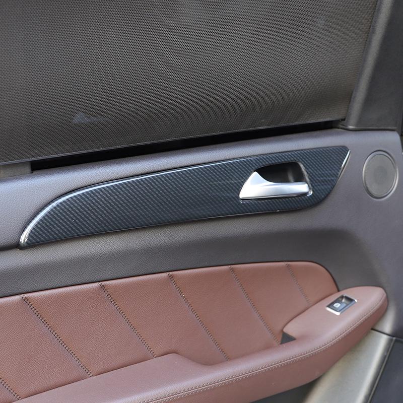 Carbon Fiber Interior Protective Sticker for 12-15 GL/ML300/350/400 with Modified Peach Wood Trim