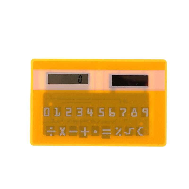 Solar 8 Digit Calculator Student Mini Calculator Portable Slim Calculator Stationery Math Toys School Electronics Calculator