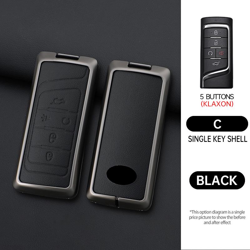 Metal Car Remote Key Case Cover Shell For Trumpchi Gac Gs4 Gm8 Ga3 Empow J11 J12 J13 J14 J15 J16 Gs8 Protector Accessories