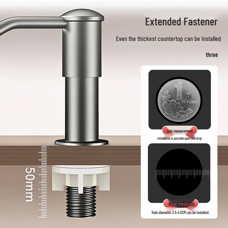 Jingwanhui Sink Soap Dispenser with Storage Rack