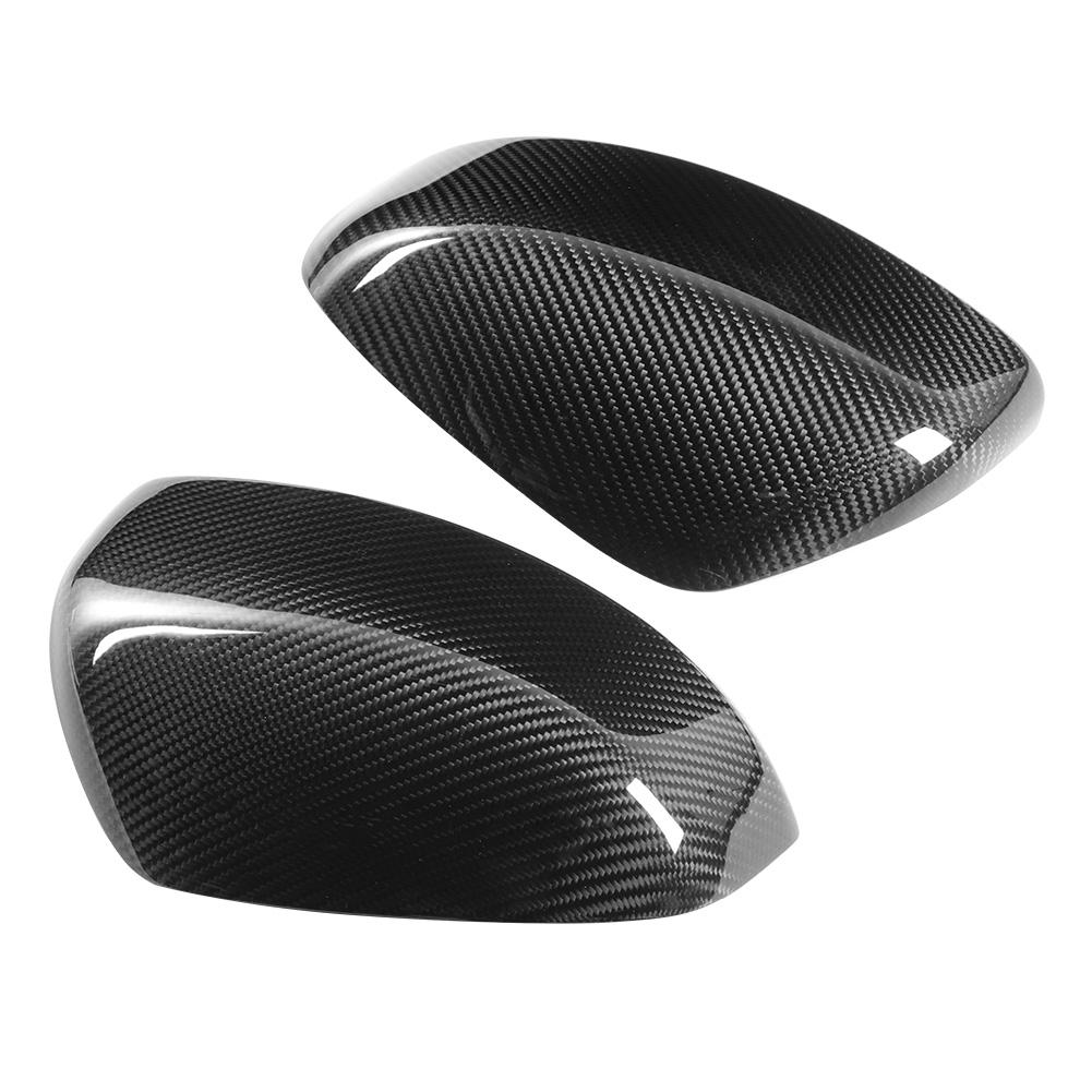 

2pcs Rear View Mirror Cover Trim Carbon Fiber Fit for Nissan 370Z 2008 On