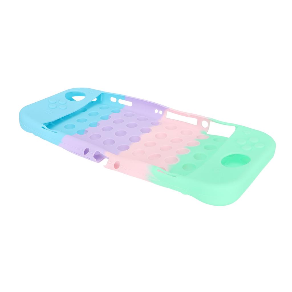 For Switch OLED Protective Case Scratch Resistant Game Console Silicone Protective Cover