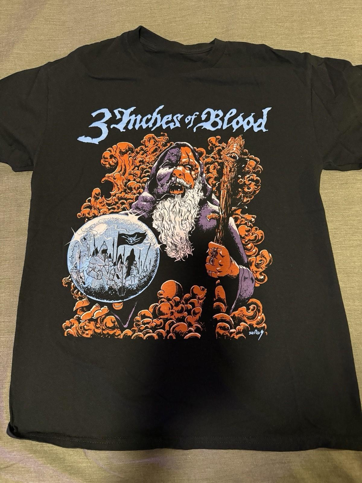 Rare 3 Inches Of Blood Wizard Power T-shirt S to 5XL PA085 FREE SHIPPING S