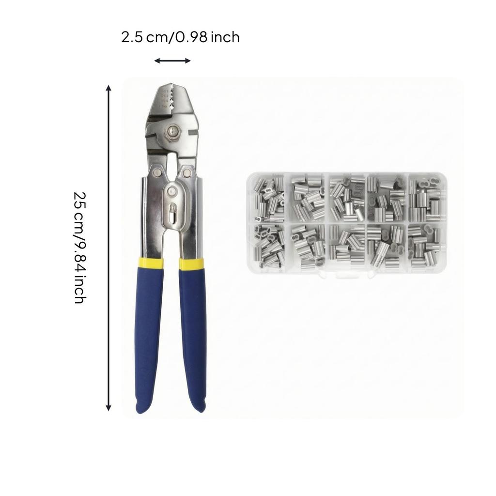 Wire-Rope Crimping Heavy-Duty with Guarded Handles