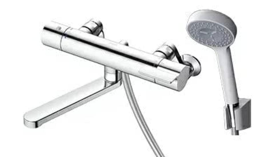 

TOTO Bathroom Thermostatic Mixing Comfort for Cold Climates Wall-Mounted Faucet, 70mm, Wave, 90,