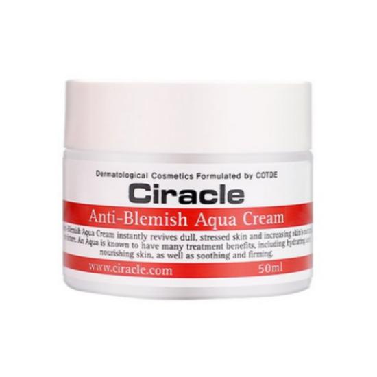 Ciracle Anti-Blemish Aqua Cream Oil-Free Hydrating Acne Care Soothing Gel Cream 50ml