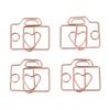 80 Peças Clip de Papel Ferro Formato de Câmera Fofo Marcadores de Página Clip para Planejador com Caixa de Armazenamento para
