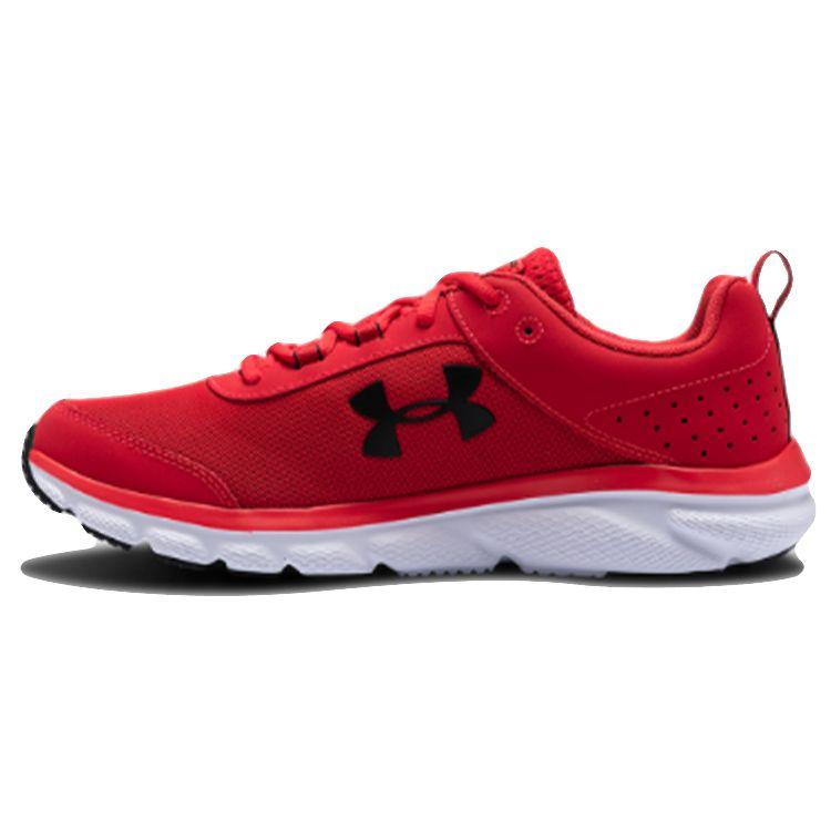 Under Armour Charged Assert 8 Comfortable Low-Top Running Shoes Men Sneaker Red White 3021952-602