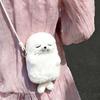 1 Borsa a Tracolla Nuova Carina Cartone Animato Foca Peluche Borsa a Spalla Ragazza Borsa a Tracolla a Catena Borsa Bambola di Peluche