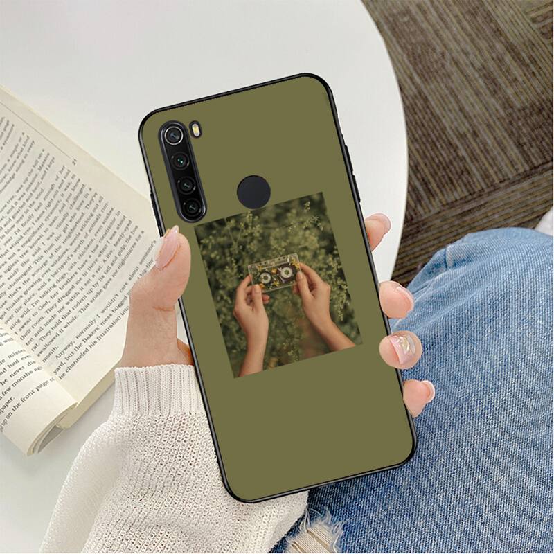 green aesthetic Phone Case CaseFor Redmi note 8Pro 8T 6Pro 6A 9 Silicone Fundas for Redmi 8 7 7A note 5 5A note 7 Capa