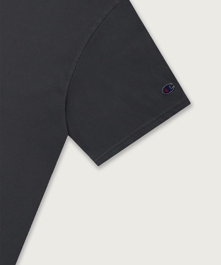 Champion Jogtag Dyed Short Sleeve T-Shirt Charcoal