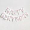 Balloon Set Aluminum Foil Balloons Bow Ribbon Happy Birthday Letter Ornament Letter Balloons  Party