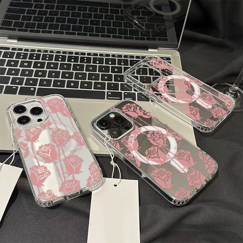 Magnetyczne etui na telefon dla iPhone 11 12 13 iPhone 13 14 15 Pro 15 16 Pro Max Samsung A15 A16 A25 A26 A55 A56 S25 S24 S22 S23 Ultra S25 Edge