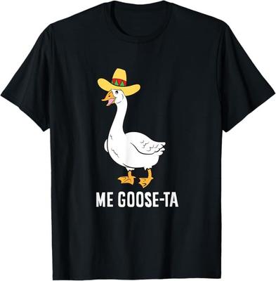 Me Goose Ta Mexican Funny Spanish Goose Pun T-Shirt