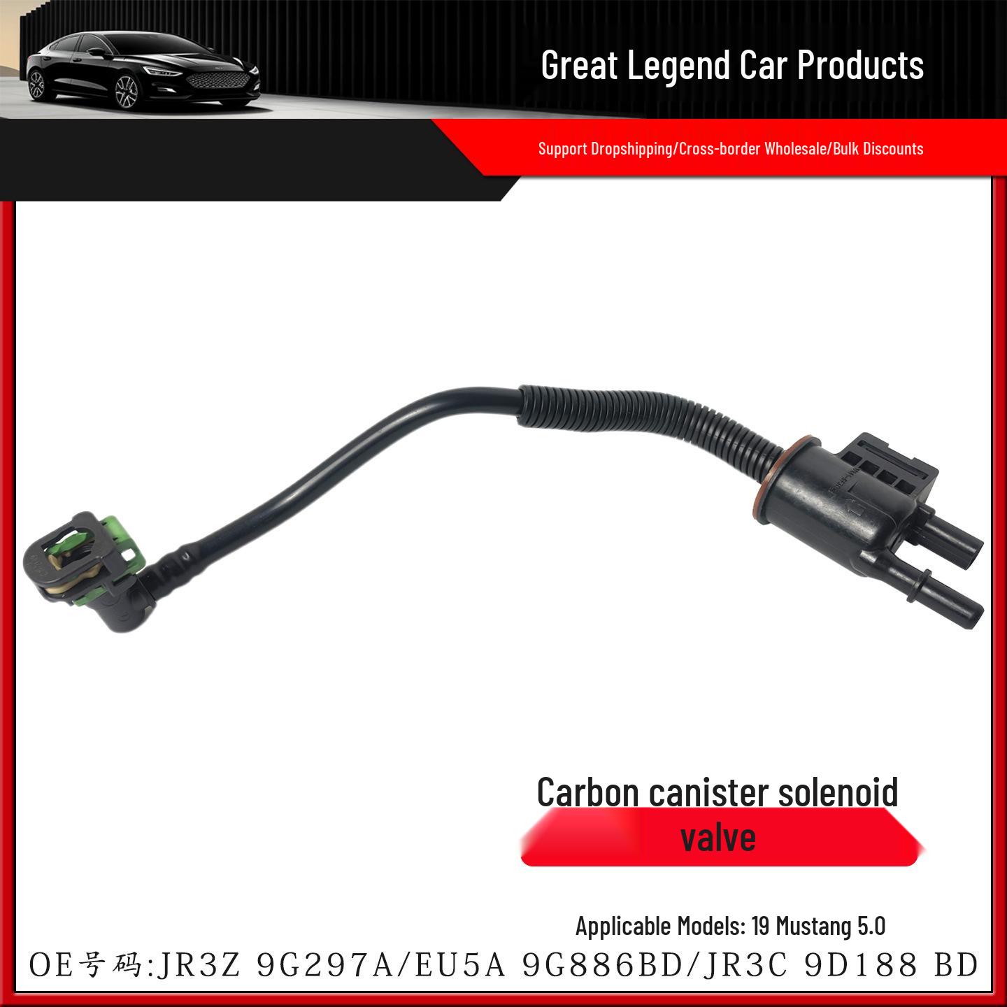 

JR3C9D188BD fits Mustang 5.0 carbon canister solenoid valve assembly JR3Z 9G297-A. Other