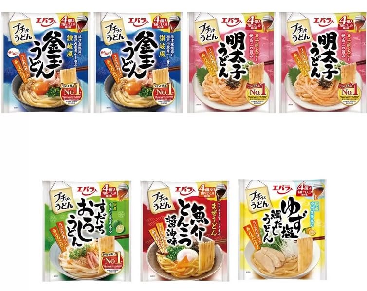 Ebara Petit Udon 5 types assorted 28 pieces