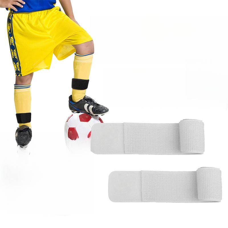 

Фиксационный ремень для футбола Регулируемый ремень для голени и ноги Нескользящий ремень для футбольной пластины Защита стопы для взрослых и детей Average size белый