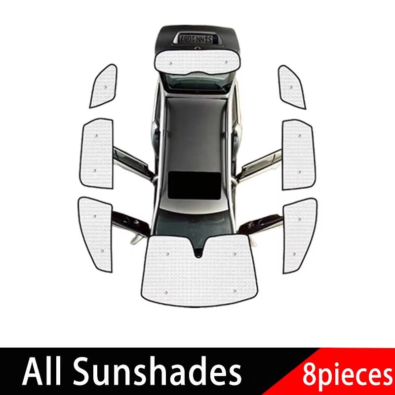 For Peugeot 5008 Car Sunshades 2017 2018  Side Window Sunshade Side Blind Shade Sunscreen Sun Visors Anti-UV Car Accessories