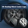 abcd1 4pcs 56mm 65mm VW floating Car Wheel Center Caps Hubcap Cover for VW Jetta MK5 Golf Passat styling CC Golf 3B7601171 1J0601171