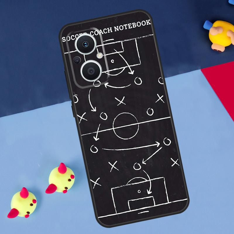 Football Soccer Tactics Time For OPPO Reno 7 8 Lite 8T 10 11 12 13 14 Pro 11F 12F 13F 14F OPPO Find X8 X5 X6 Pro Case