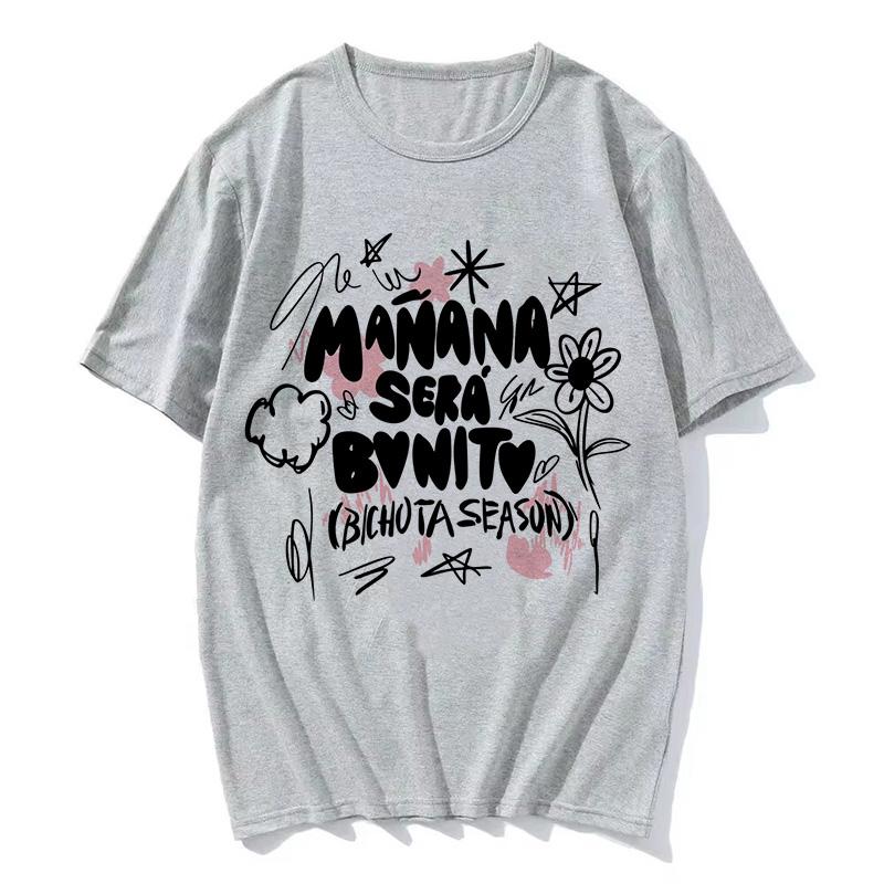 Tshirt Tomorrow Sera Nice Karol G Tee Women Comic Y2K Streetwear Top Female 2000s T-shirt Harajuku Anime Clothing T Shirt