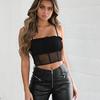 Women Sexy Sleeveless Vest Chest Tank Tops Fitness Underwear Lace Crop Top Ladies