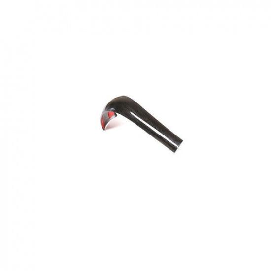Shift Knob Cover Black Wood Grain 2005-12 Central Console Gear For BMW 3-Series