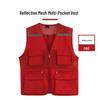 Children's Custom Multi-Pocket Mesh Activity Vest with Logo for Summer