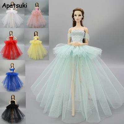Mode Puppe Kleidung Für Barbie Puppe Kleid Vestidoes Multi-schicht Party Kleider Outfits Für 1/6 Puppe Zubehör Kinder DIY spielzeug