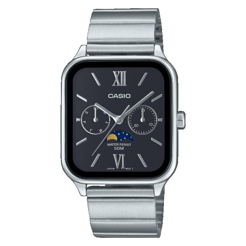 

Casio Men s Stainless Steel 50M Water Resistant Analog Quartz Watch MTP-M305D-1A2V чёрный