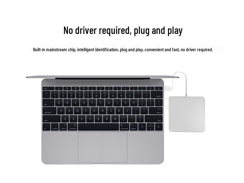 Ultra-Thin Type-C/USB Mobile External Optical Drive DVD Burner