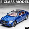 1/24 Scale E-Class E300L Diecast Car Model Toy, Pull Back Toy Vehicle with Sound and Light for Kids Toddler Boys Girls Gift Collection