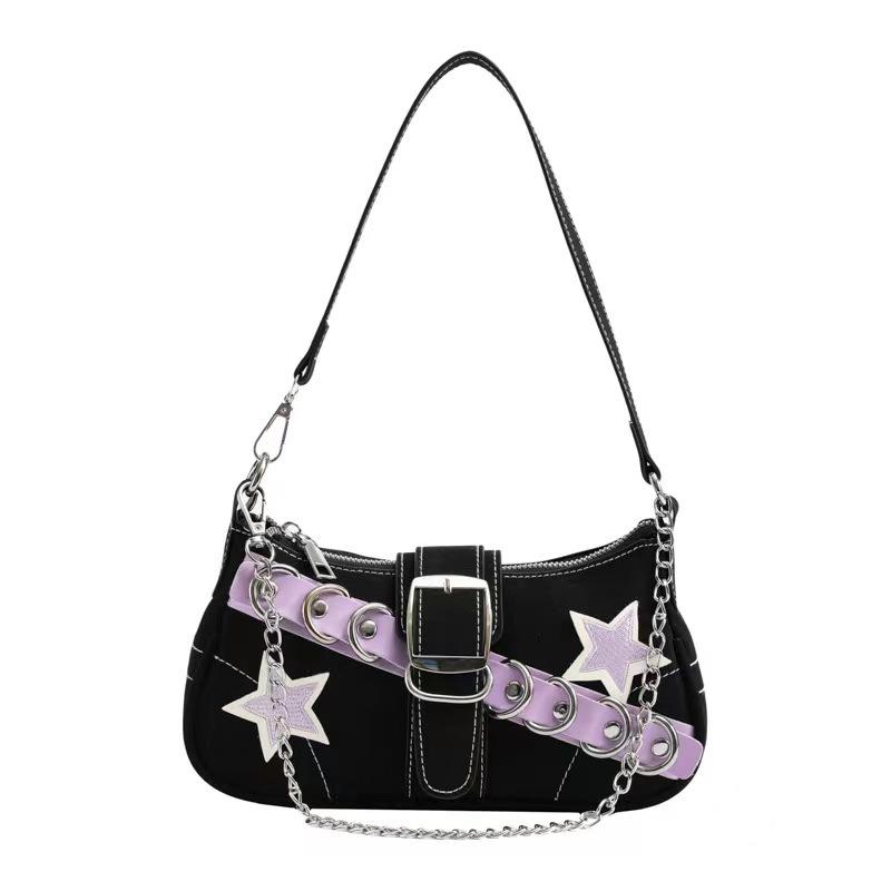 Niche Design Baguette Bag Women'S Tide Sweet Cool Babes Premium Feeling Armpit Bag