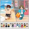 12 PCS Diverse Careers Trendy Lifestyle Actor Business Man Building Block Gift for Children