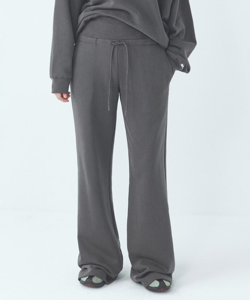 CITTA Every Day Relaxed Wide Band Boot-Cut Pants_Ctb559(Charcoal)