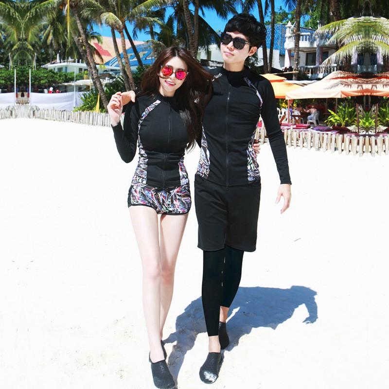 Women Men Long Sleeve Rash Guard Sunscreen Diving Suit Quick Dry Snorkeling Surfing Wetsuit Adult