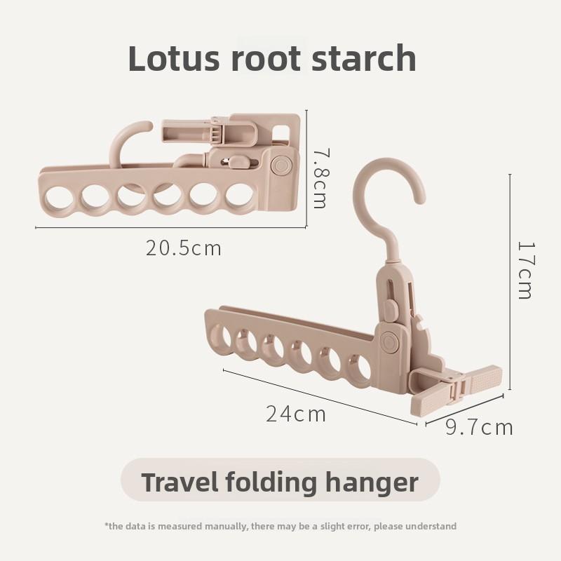 Travel Folding Clothes Hanger, Portable Travel Clothes Drying Rack, Hanging Rack, Indoor Clothes Hanging, Business Trip Clothes Hanging