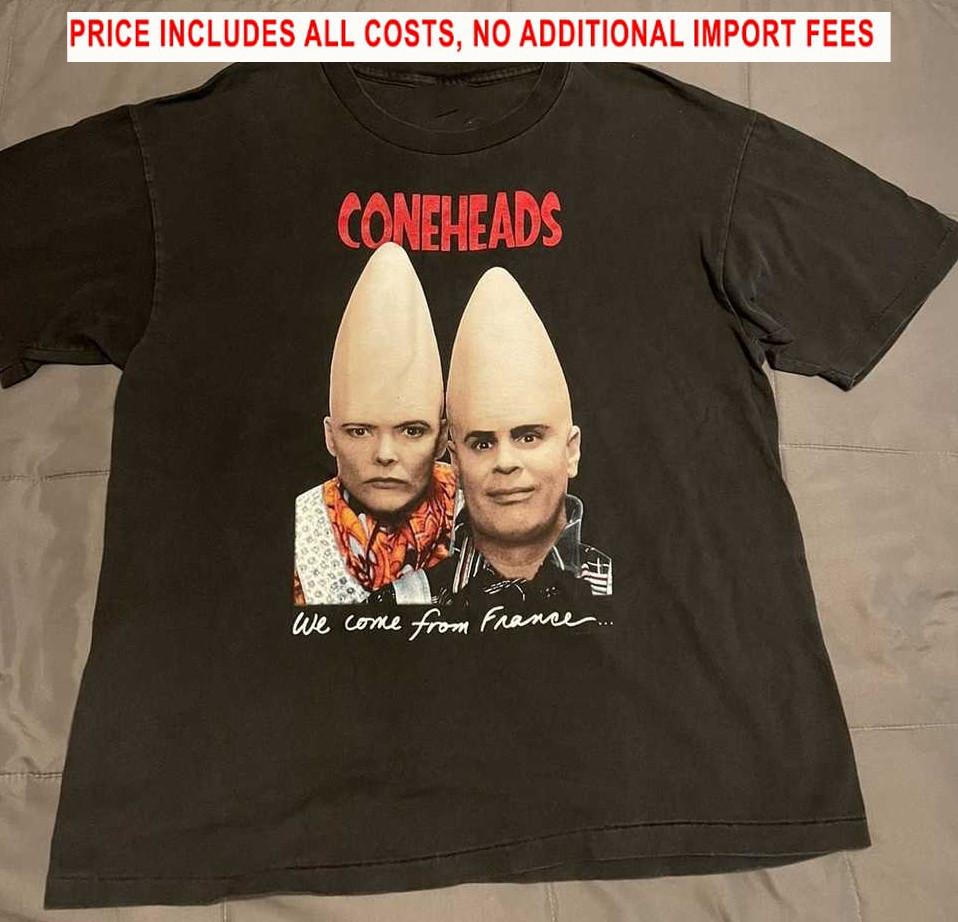 Hot! trend 2025 Coneheads Movie Tshirt unisex Full Size PN153  Unisex T-Shirt XXXL