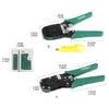 Ergonomic Cable Crimping Plier s Thickened Head NetworkCable Crimping Tool Non slip Handle andSharp Wire Stripper